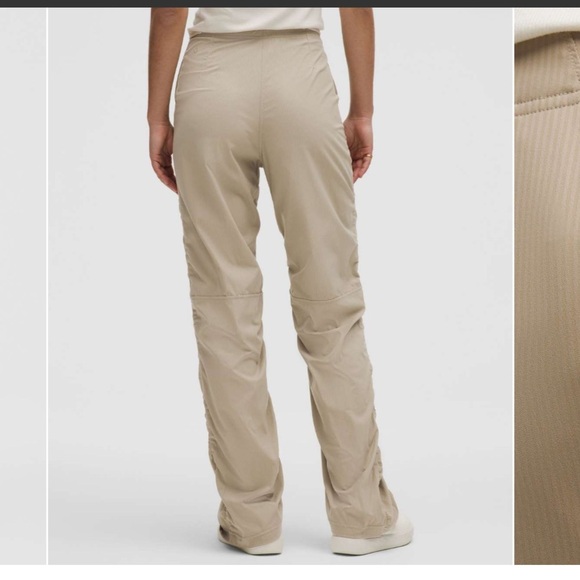 NWT Lululemon Dance Studio Slim-Fit High-Rise Flared Pant Sheer Oak - Picture 3 of 4